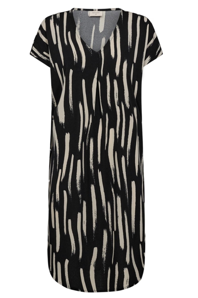 FQFLOI DRESS 206676 BLACK W MOONBEAM
